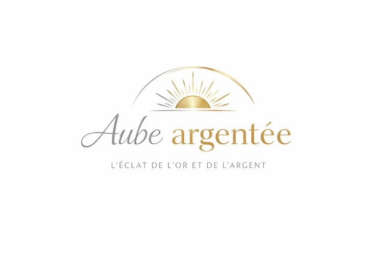 Aube argentée logo