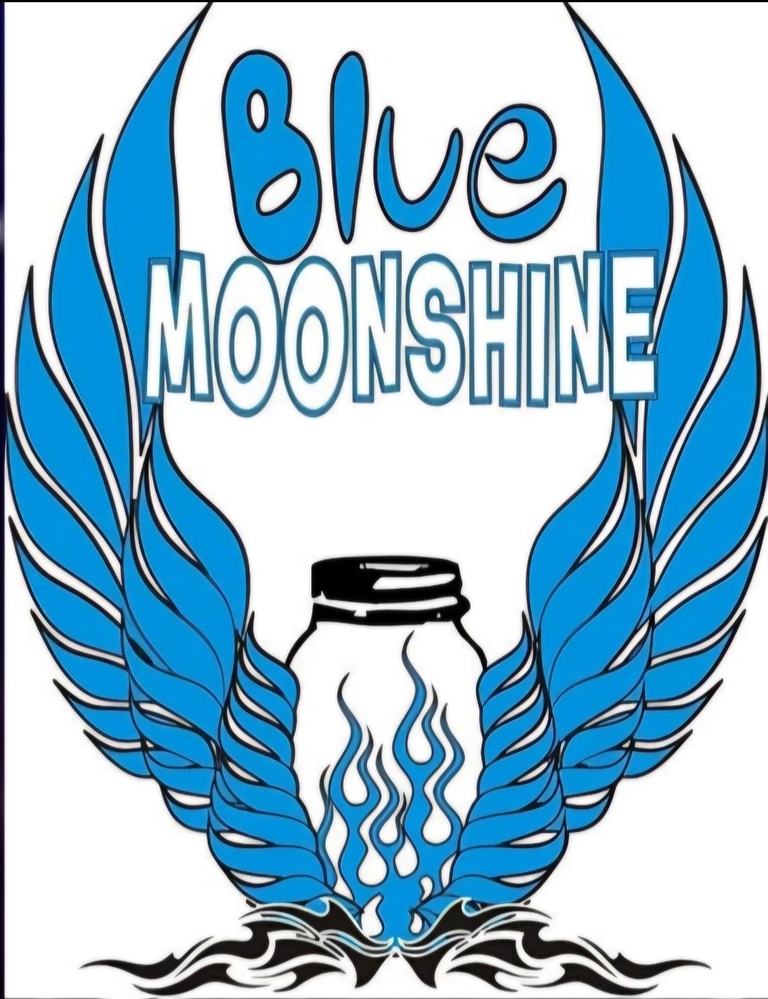 Mike Combs and BlueMoonShine logo