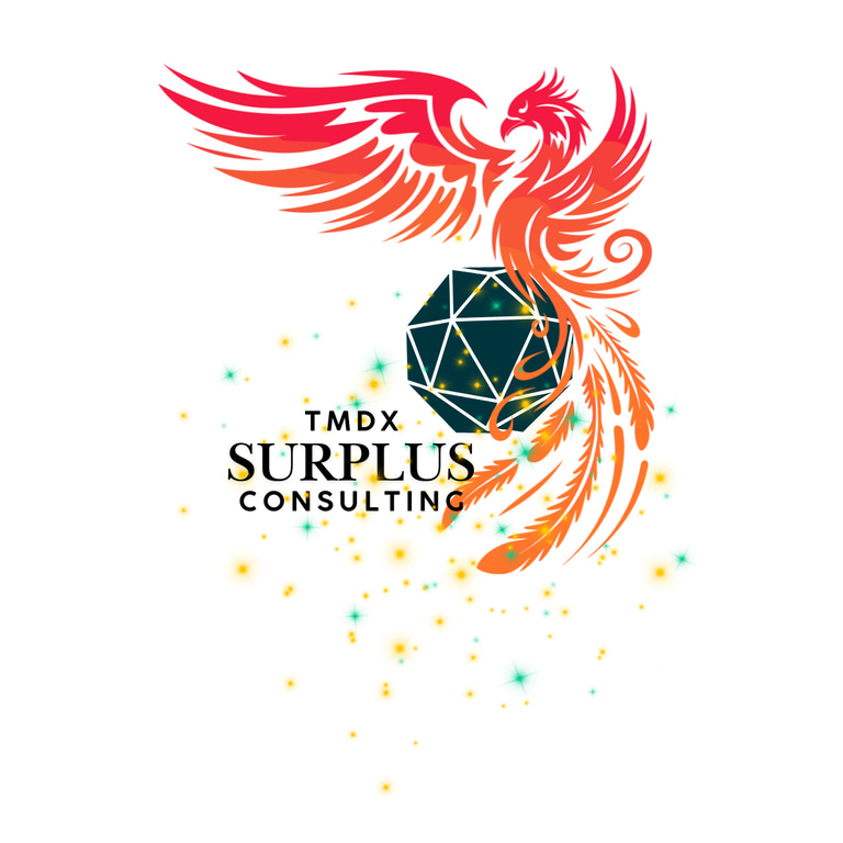 TMDx Surplus Consulting logo