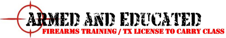 Armed and Educated | Firearms Training & Texas LTC logo