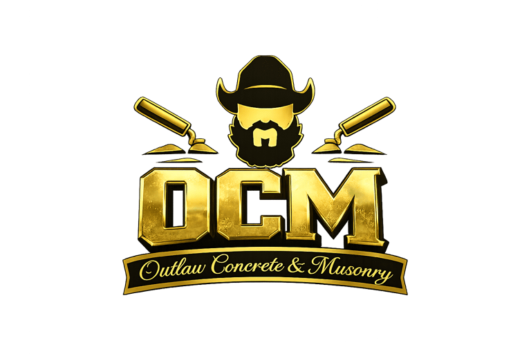 Outlaw concrete and masonry logo