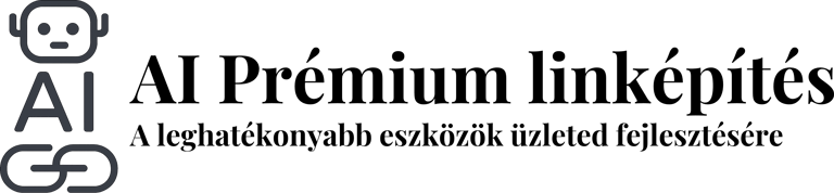 AI prémium linképítés logo