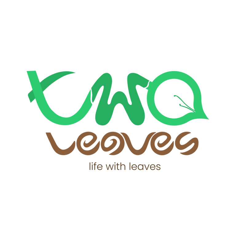 Two leaves microgreen logo