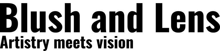 Blush and Lens logo