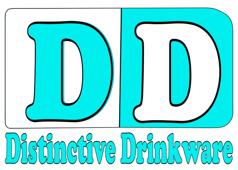 Distinctive drinkware logo