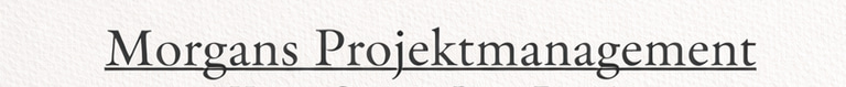 Morgans Projektmanagement logo