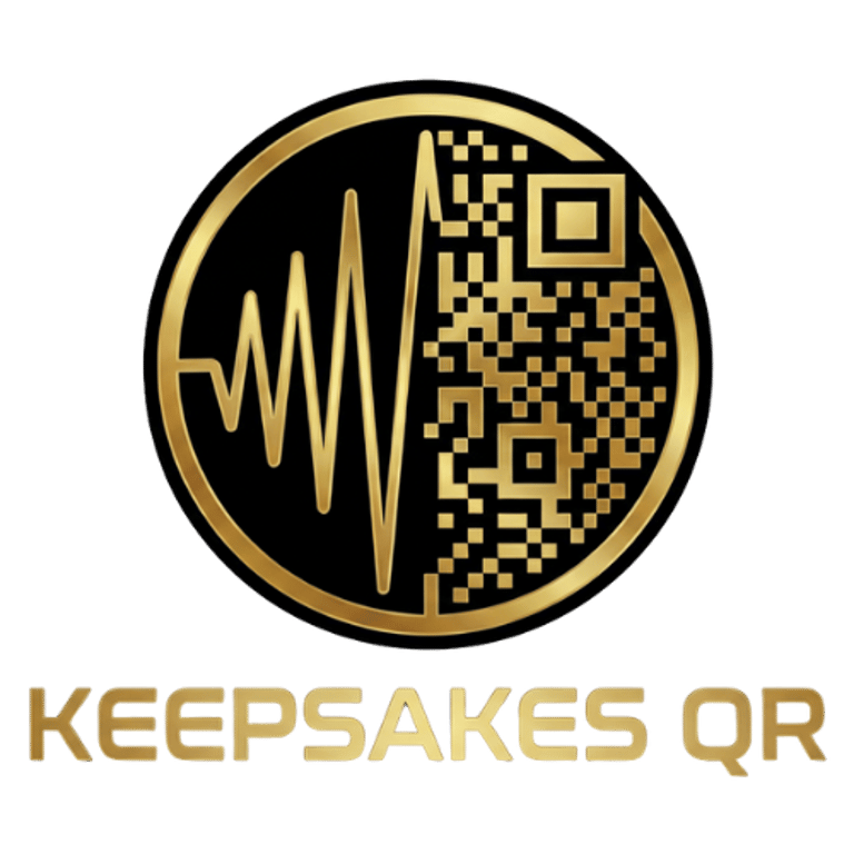 KeepsakesQR We frame the sounds behind your photos. Scan the art to hear the memory logo