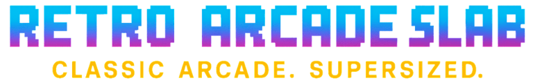 Retro Arcade Slab logo