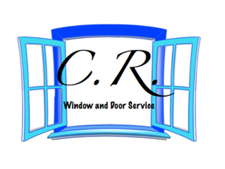 C.R. Window and door service logo