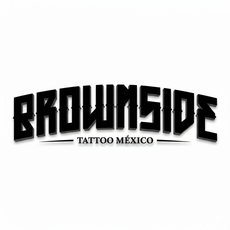 Brownside tattoo méxico logo