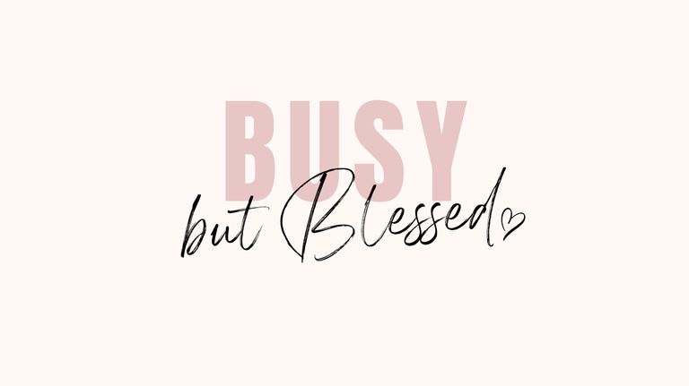 Busy but Blessed logo