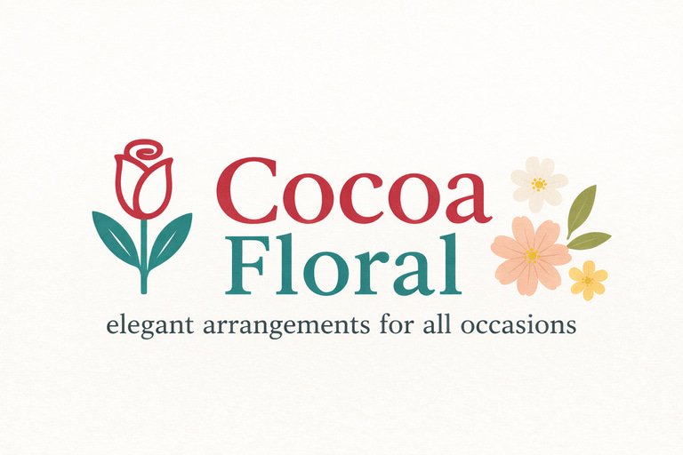 Cocoa Floral logo