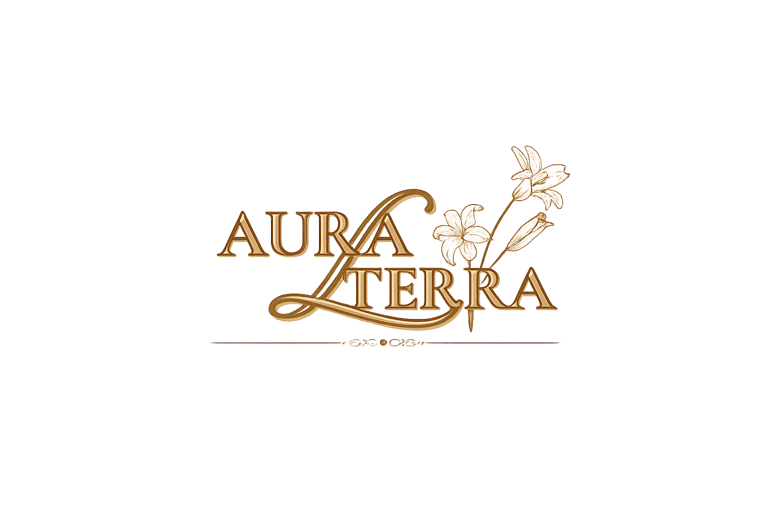 AuraTerra Natural Handcrafted logo