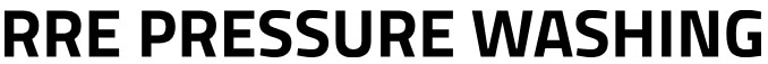 RRE Pressure Washing logo