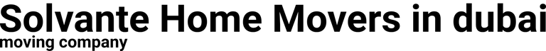 Solvante Home Movers in dubai logo