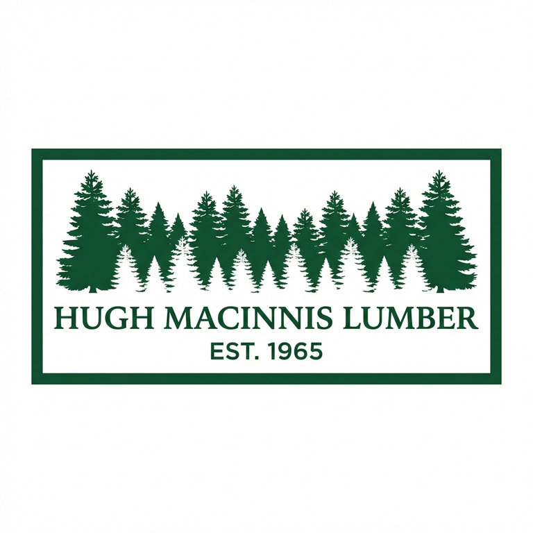 Hugh MacInnis Lumber logo
