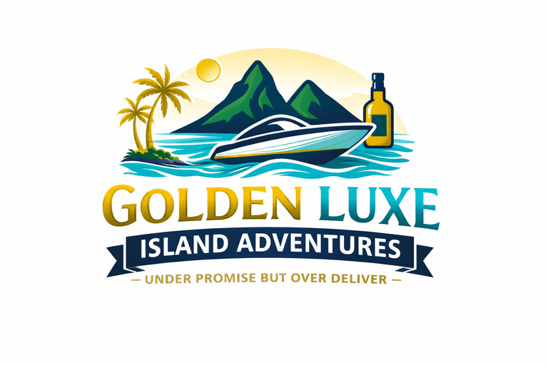 Golden Luxe Island Adventures logo