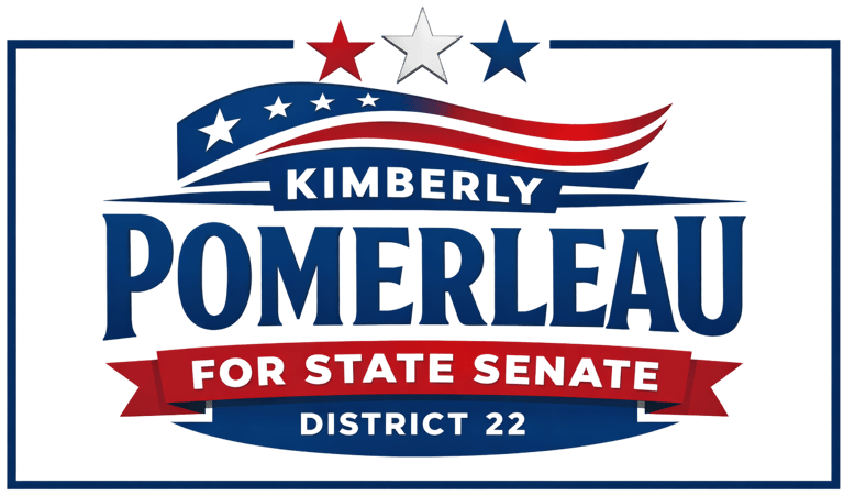 Kimberly Pomerleau For Senate District 22 logo