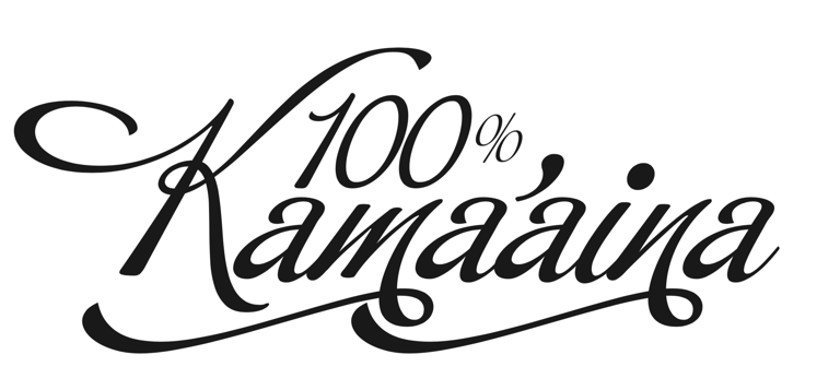 100% Kama'aina LLC logo