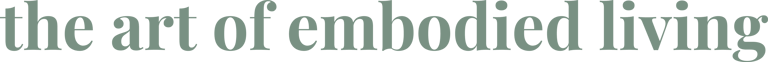 The art of embodied living logo