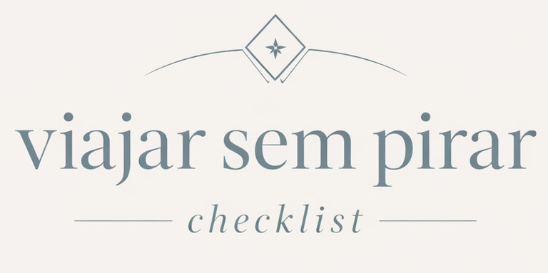 Viajar sem pirar: O checklist logo
