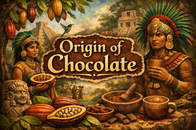 orgin of chocolate logo