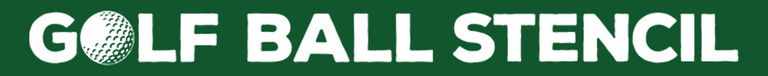 Golf Ball Stencil logo