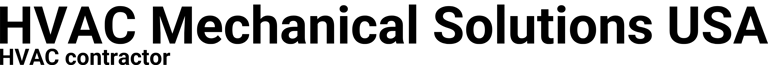 HVAC Mechanical Solutions USA logo