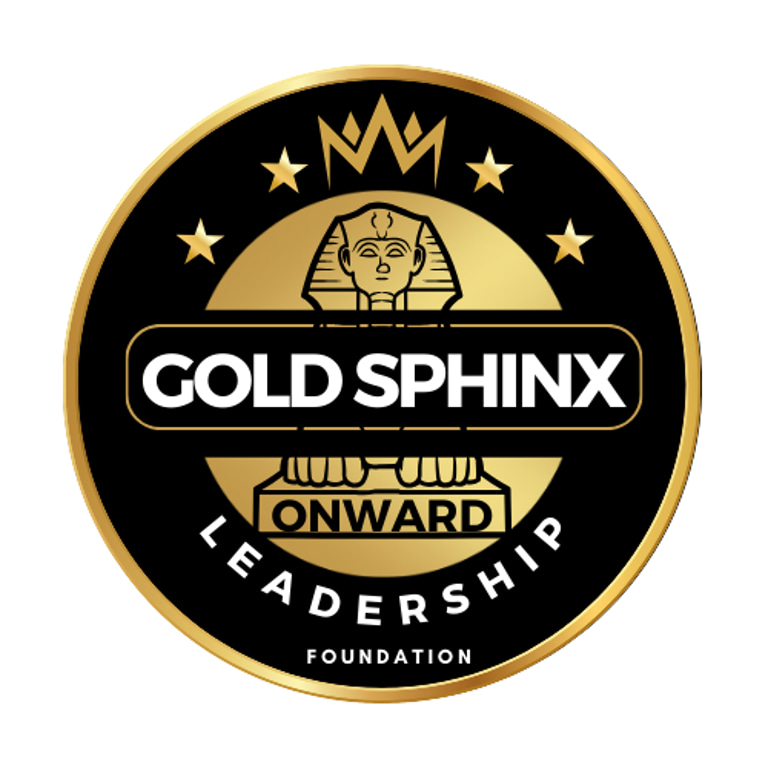 The Gold Sphinx Onwards  Leadership Foundation logo