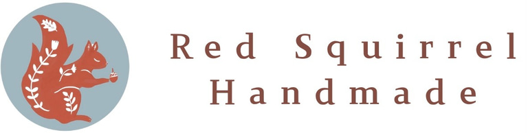 red squirrel handmade logo