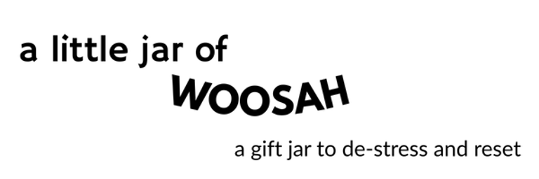 a little jar of WOOSAH logo