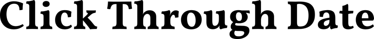 Click Through Date logo