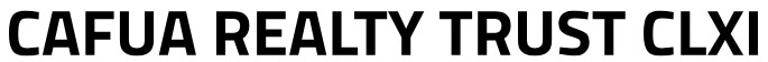 CAFUA REALTY TRUST CLXI logo