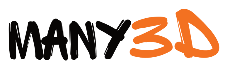 Many3D logo