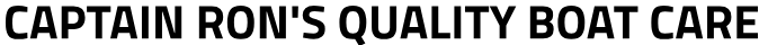 CAPTAIN RON'S QUALITY BOAT CARE logo