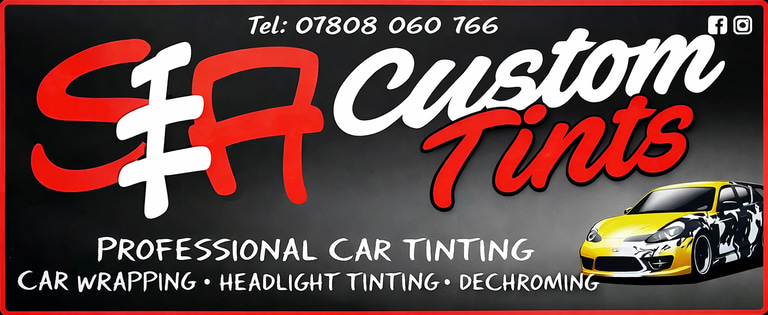 S&A Custom Tints logo
