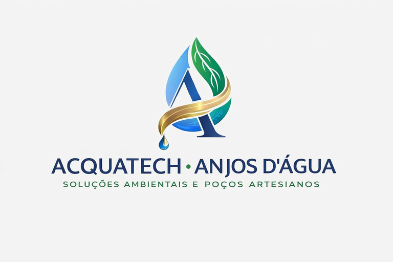 Anjos D'água - Acquatech poços artesianos e soluções ambientais logo