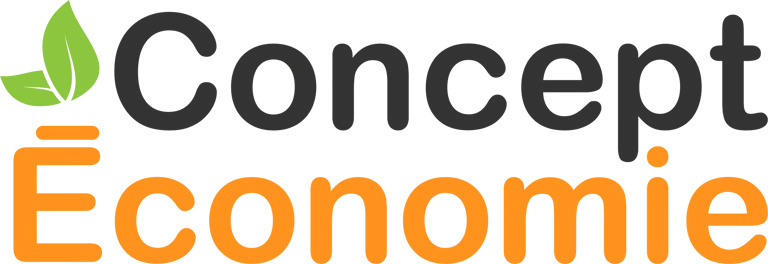 Concept Économie logo