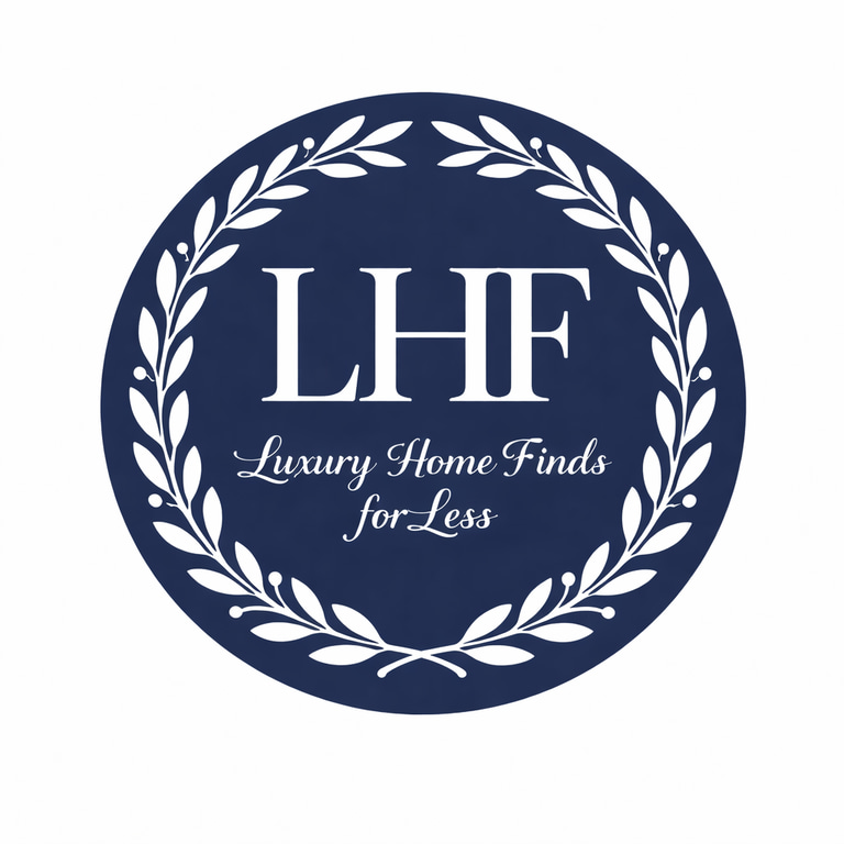 Luxury Home Finds for Less or LHF for less logo