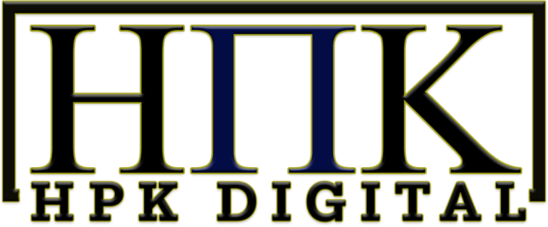 HPK Digital, All things digital design, content creation and management, logo and web design, SEO logo