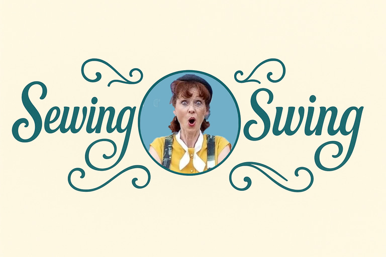 Sewing swing logo