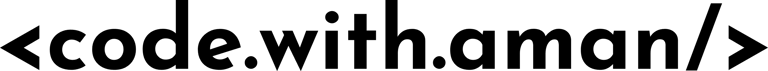 Aman Sharma logo