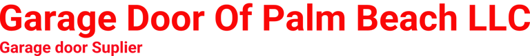 Garage Door Of Palm Beach LLC logo