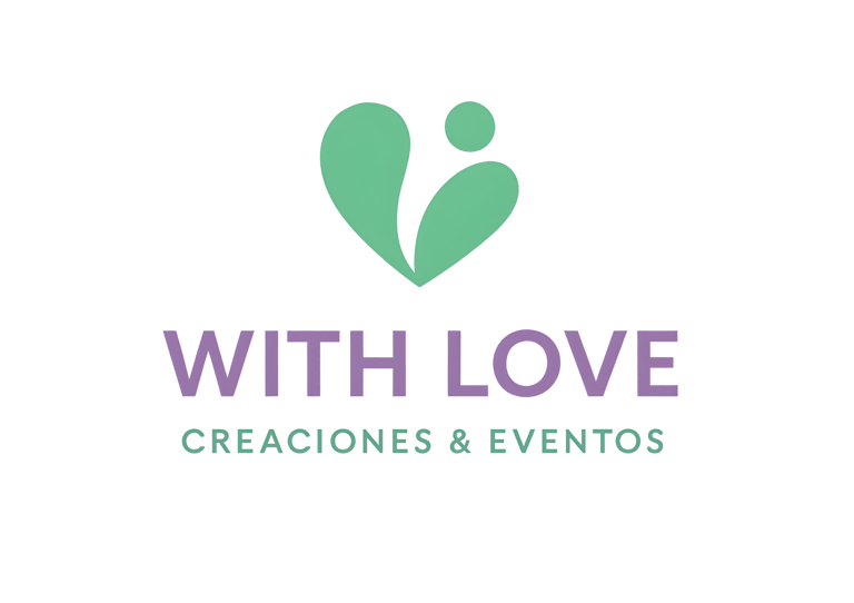 WITH LOVE creaciones & eventos logo