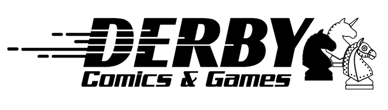 Derby Comics and Games logo