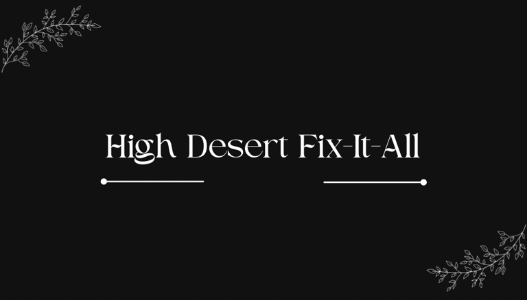 High Desert Fix-It-All logo