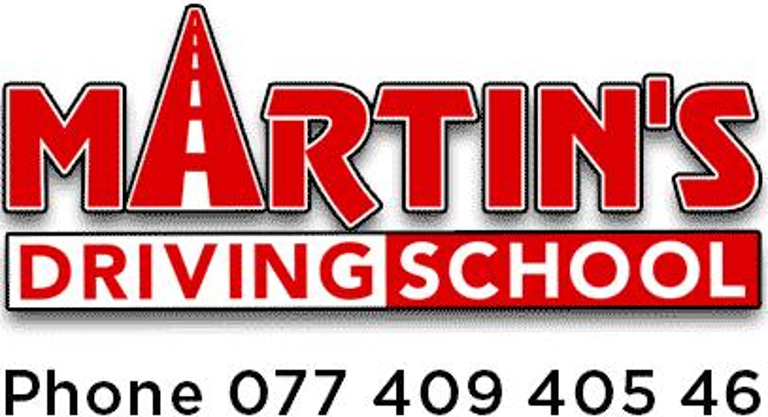 Martin's Driving School. logo