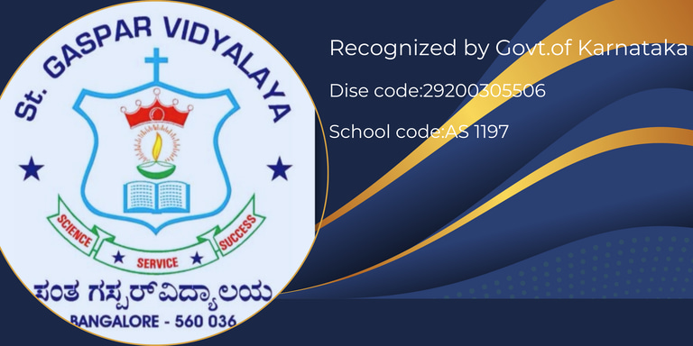 St.Gasper vidyalaya, Bangalore-49 logo