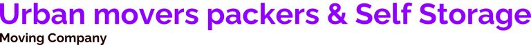 Urban movers packers & Self Storage logo
