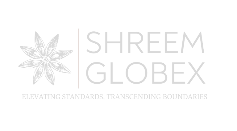 Shreem globex is brand name. we deal in whole spices and healthy condiments and honey in india. We are into exports and retail and wholesale inindia too.  logo
